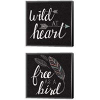 Framed 'Free as a Bird 2 Piece Canvas Print Set' border=