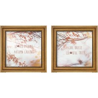 Framed 'Autumn Calling 2 Piece Framed Art Print Set' border=