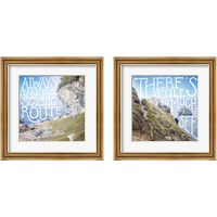 Framed 'Coastal Adventures 2 Piece Framed Art Print Set' border=