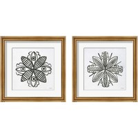 Framed 'Patterns of the Amazon Icon 2 Piece Framed Art Print Set' border=