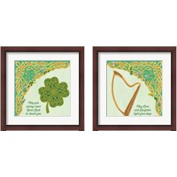 Framed 'Celtic Charm 2 Piece Framed Art Print Set' border=