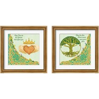 Framed 'Celtic Charm 2 Piece Framed Art Print Set' border=