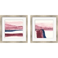 Framed 'Patch of Indigo 2 Piece Framed Art Print Set' border=