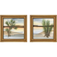 Framed 'Desert Floral 2 Piece Framed Art Print Set' border=