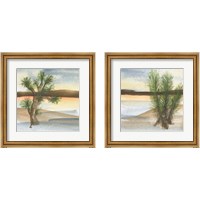 Framed 'Desert Floral 2 Piece Framed Art Print Set' border=