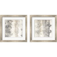 Framed Gray Circles 2 Piece Framed Art Print Set