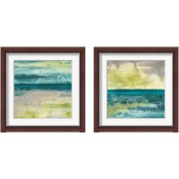 Framed 'Beyond the Horizon 2 Piece Framed Art Print Set' border=