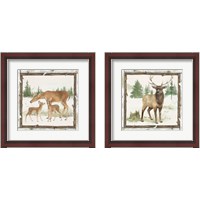 Framed 'Family Cabin 2 Piece Framed Art Print Set' border=