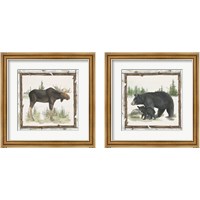 Framed 'Family Cabin 2 Piece Framed Art Print Set' border=