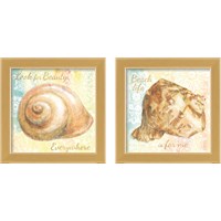 Framed 'Golden Treasures Inspiration  2 Piece Framed Art Print Set' border=