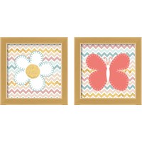 Framed 'Baby Quilt Gold 2 Piece Framed Art Print Set' border=