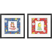 Framed 'Fresh From the Garden 2 Piece Framed Art Print Set' border=