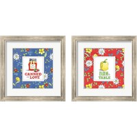 Framed 'Fresh From the Garden 2 Piece Framed Art Print Set' border=