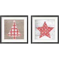 Framed 'Nordic Holiday 2 Piece Framed Art Print Set' border=