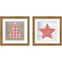 Framed 'Nordic Holiday 2 Piece Framed Art Print Set' border=