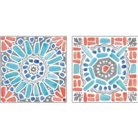 Framed 'Coastal Sea Life 2 Piece Art Print Set' border=