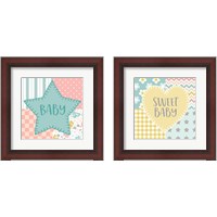 Framed 'Baby Quilt 2 Piece Framed Art Print Set' border=