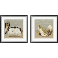 Framed 'Sassy Fashion 2 Piece Framed Art Print Set' border=