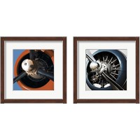 Framed 'Aeronautical  2 Piece Framed Art Print Set' border=