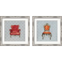 Framed 'Bergere  2 Piece Framed Art Print Set' border=