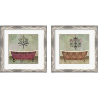 Framed 'Boudoir Bath 2 Piece Framed Art Print Set' border=