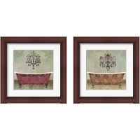 Framed 'Boudoir Bath 2 Piece Framed Art Print Set' border=