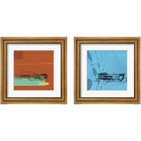 Framed 'Architek  2 Piece Framed Art Print Set' border=