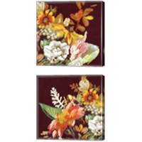 Framed 'Posy  2 Piece Canvas Print Set' border=