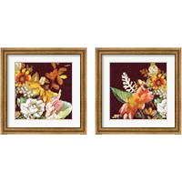 Framed 'Posy  2 Piece Framed Art Print Set' border=