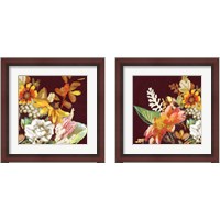 Framed 'Posy  2 Piece Framed Art Print Set' border=