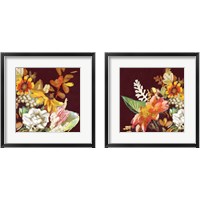 Framed 'Posy  2 Piece Framed Art Print Set' border=