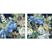 Framed 'Bouquet  2 Piece Art Print Set' border=