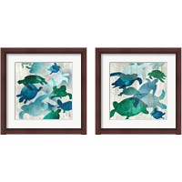 Framed 'Leatherback  2 Piece Framed Art Print Set' border=