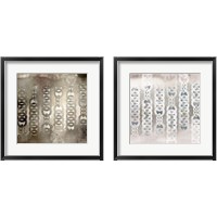 Framed 'Chainlink  2 Piece Framed Art Print Set' border=