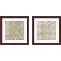 Framed 'Golden Impressions 2 Piece Framed Art Print Set' border=