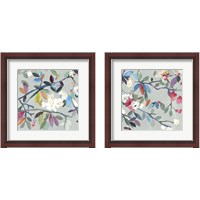 Framed 'Fresh Bouquet 2 Piece Framed Art Print Set' border=