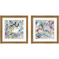 Framed 'Fresh Bouquet 2 Piece Framed Art Print Set' border=