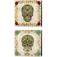 Framed 'Day of the Dead 2 Piece Canvas Print Set' border=