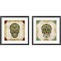 Framed 'Day of the Dead 2 Piece Framed Art Print Set' border=