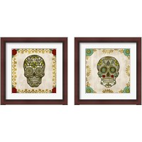 Framed 'Day of the Dead 2 Piece Framed Art Print Set' border=