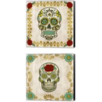 Framed 'Day of the Dead 2 Piece Canvas Print Set' border=