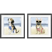 Framed 'Hot Dog 2 Piece Framed Art Print Set' border=