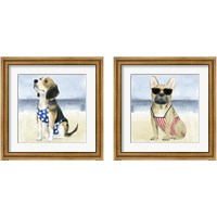 Framed 'Hot Dog 2 Piece Framed Art Print Set' border=