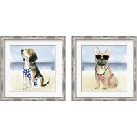 Framed 'Hot Dog 2 Piece Framed Art Print Set' border=