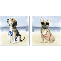 Framed 'Hot Dog 2 Piece Art Print Set' border=