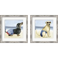 Framed 'Hot Dog 2 Piece Framed Art Print Set' border=