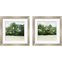 Framed 'Loose Landscape 2 Piece Framed Art Print Set' border=