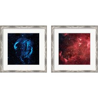 Framed 'Space Photography 2 Piece Framed Art Print Set' border=