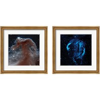 Framed 'Space Photography 2 Piece Framed Art Print Set' border=