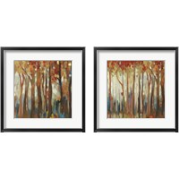 Framed 'Marble Forest  2 Piece Framed Art Print Set' border=